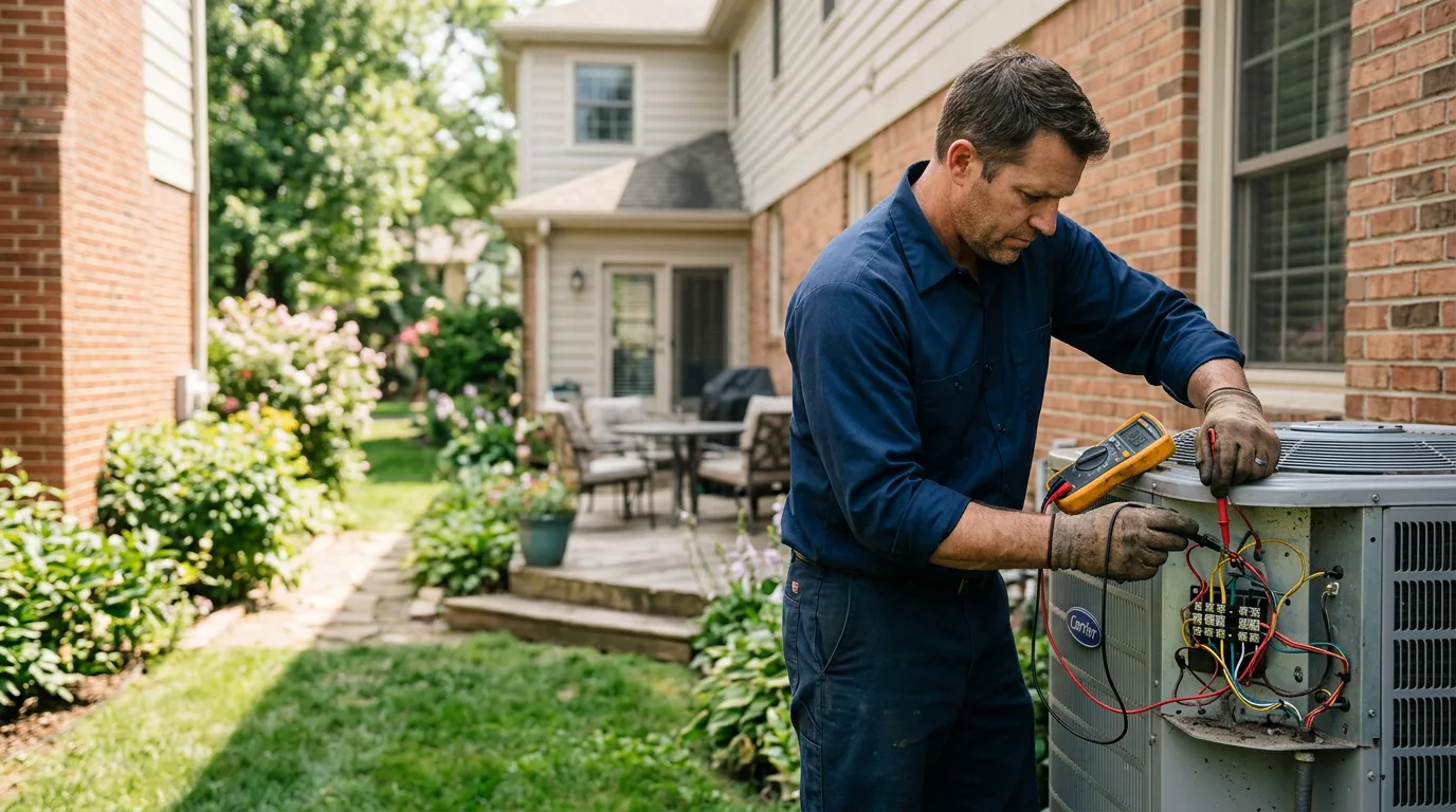 HVAC technician working near Fernwood, ID